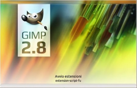 Gimp 2.8.0 splash screen logo